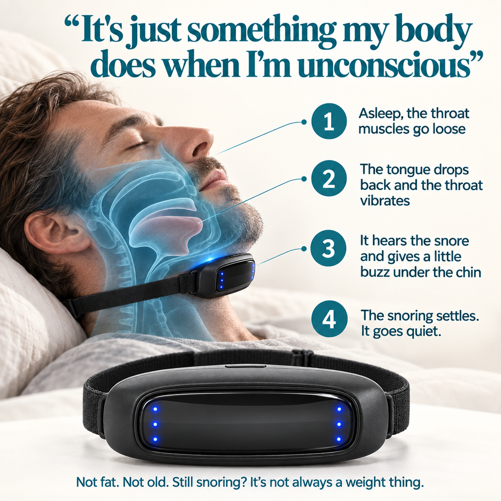 Intelligent Monitoring Anti-Snoring Chin Strap