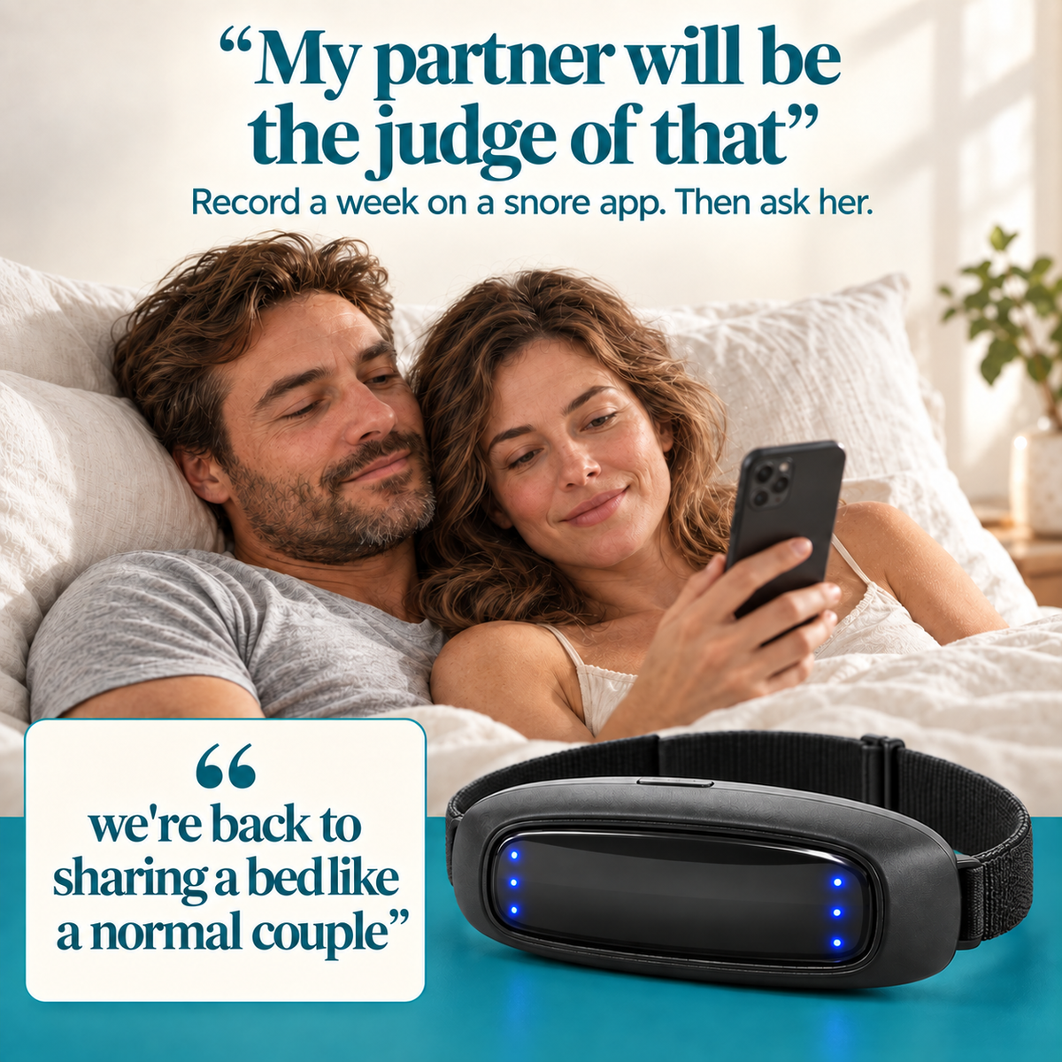Intelligent Monitoring Anti-Snoring Chin Strap