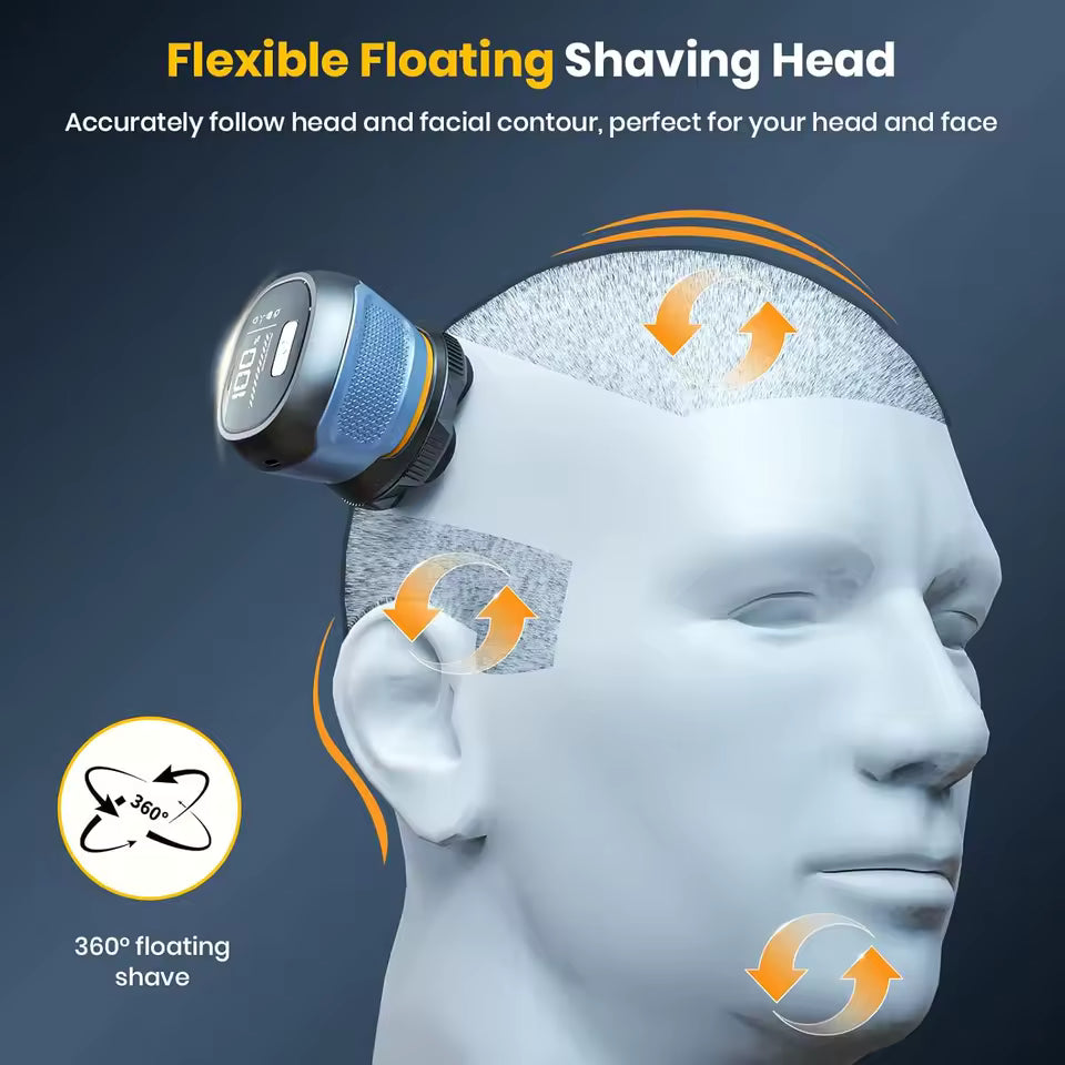 Cordless Razor with Magnetic Detachable Head