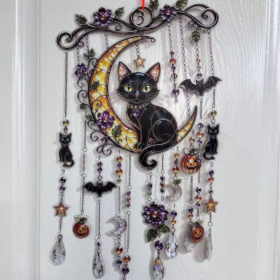 Halloween Themed Crystal Wind Chime