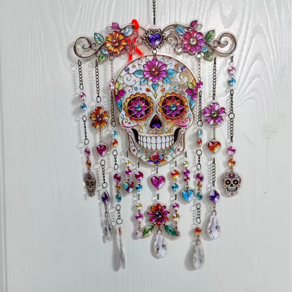 Halloween Themed Crystal Wind Chime