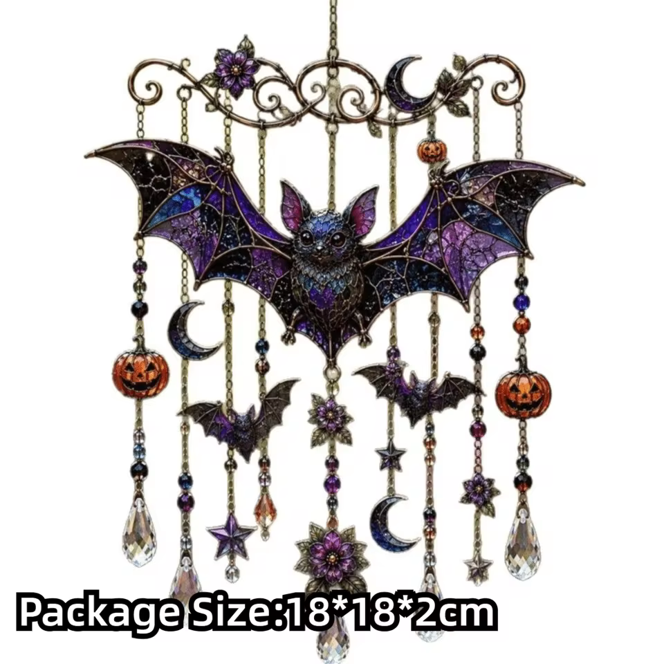 Halloween Themed Crystal Wind Chime