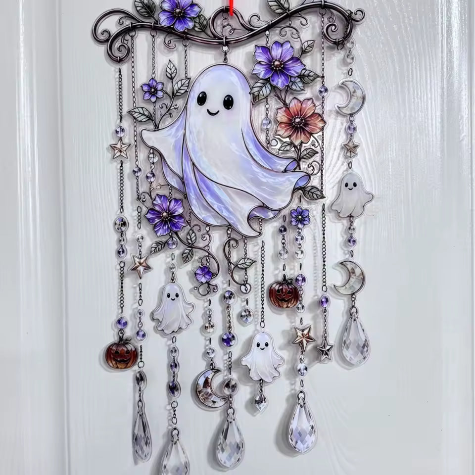 Halloween Themed Crystal Wind Chime