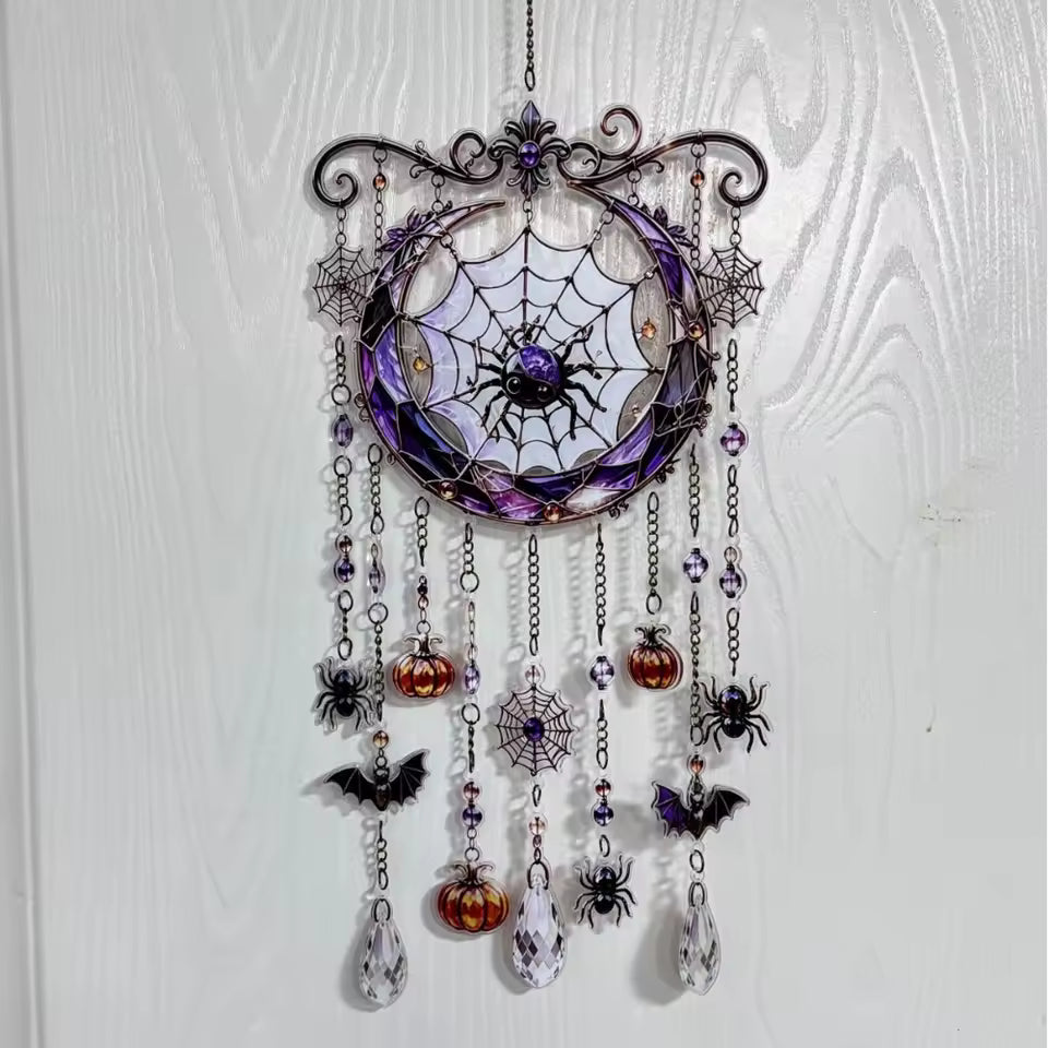 Halloween Themed Crystal Wind Chime