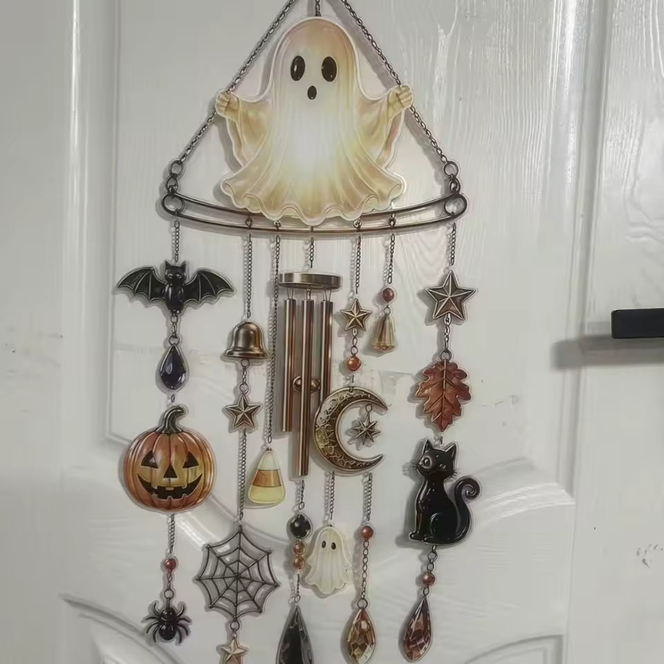 Halloween Themed Crystal Wind Chime