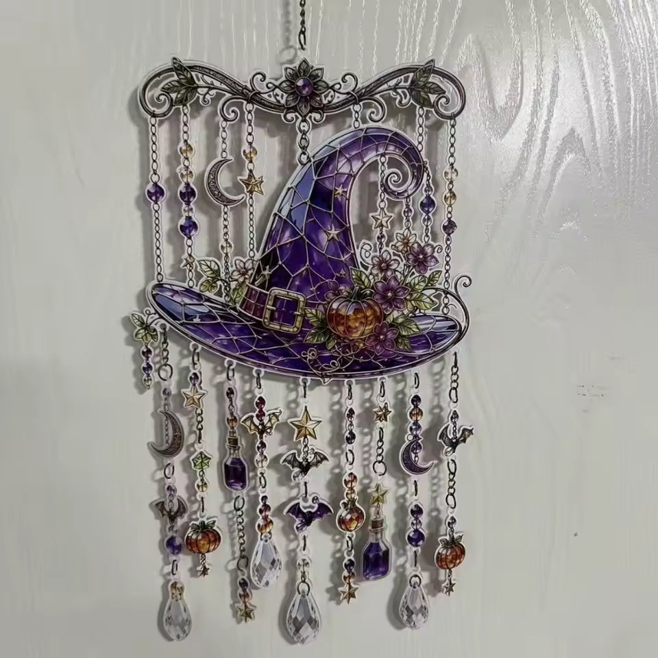 Halloween Themed Crystal Wind Chime