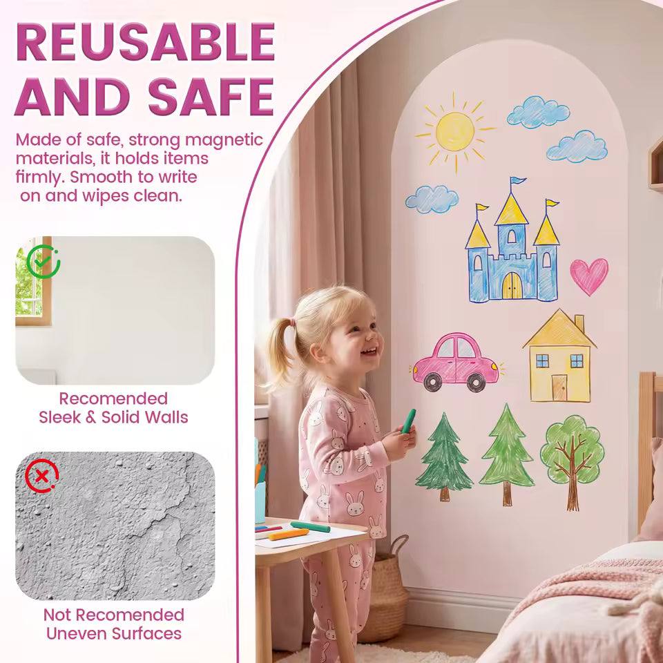 Magnetic Wall Decal - Peel & Play Design