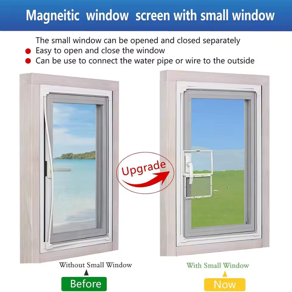 Magnetic Window Screen PVC Mesh Screen