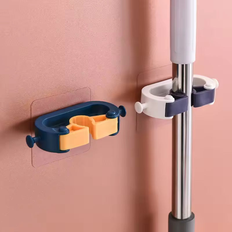 Mop Clip Broom Hanger Wall-Mounted