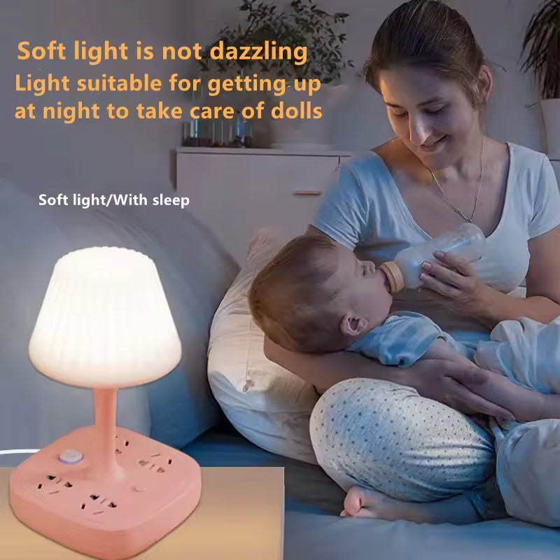 Multi-functional Conversion Socket Table Lamp