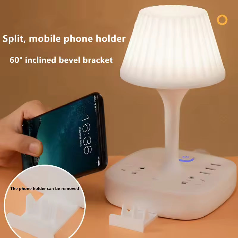 Multi-functional Conversion Socket Table Lamp