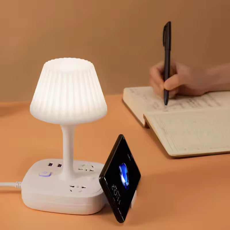 Multi-functional Conversion Socket Table Lamp
