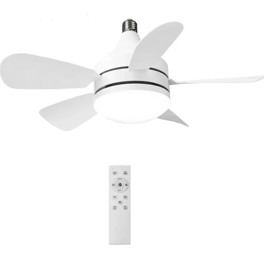 Socket Ceiling Fans with Lights and Remote Control