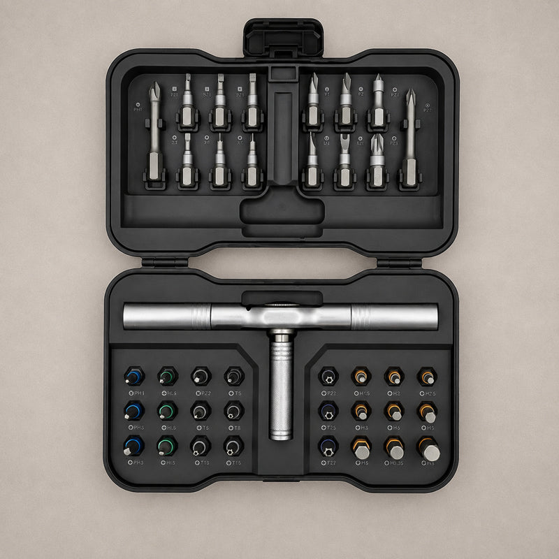 Precision Ratchet Screwdriver Set