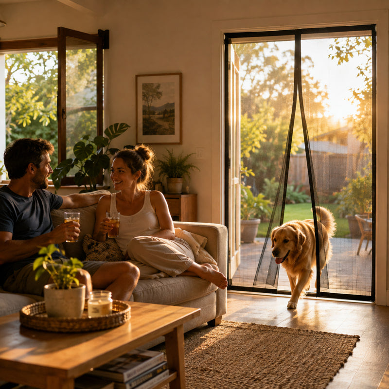 Mosquito Proof Curtain Door